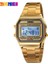 Rose Skmei 1123 Erkekler LED Dijital Saat Moda Rahat Spor Saatler Paslanmaz Çelik Relojes Masculino Su Geçirmez Kol Saatleri (Yurt Dışından) 3