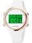 Siyah Dijital Saatler Unisex Pembe Renk Alarm Chrono Klasik Yuvarlak 30 M Su Geçirmez Silikon Dijital Saatler Kadınlar Için (Yurt Dışından) 3
