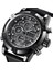 Kahve Moda Lüks Izle Lüks LED Spor Chronograph Dijital Saatler Çelik Otomatik Erkek Çalar Saat Kol Saati Saatler Erkekler Bilek (Yurt Dışından) 2