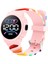 Pembe Moda LED Elektronik Saat Çocuklar Için Dijital Saat Öğrencileri Yaratıcı Doğa Sporları Yuvarlak Çocuk Elektronik Saat Gökkuşağı Cam 8mm (Yurt Dışından) 1