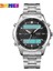 Rose Glod Beyaz Dijital Saat Skmei 2049 Reloj Dijital Erkek Saatler Erkekler Su Geçirmez Spor Izle Spor Paslanmaz Çelik Kol Saati Relojes (Yurt Dışından) 5