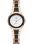 Rosegold Siyah Moda Moda Izle Kadınlar Için Bilezik Elbise Bayanlar Kol Saati Lüks Gül Altın Kuvars Izle Set Saat (Yurt Dışından) 1