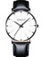 C7 Erkekler 2021 Minimalist Erkek Moda Ultra Ince Saatler Basit Erkekler Iş Paslanmaz Çelik Hasır Kemer Kuvars Izle Relogio (KWT2236) (Yurt Dışından) 1