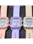 Pembe 9001 Su Geçirmez 50BAR Unisex Spor LED Izle Açık Dijital Su Geçirmez Bilek Izle Erkek Kız Için Akrilik Reçine Kauçuk Dikdörtgen 9 mm (Yurt Dışından) 3