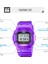 Mor 1999 Skmei 1999 Moda Reloj De Hombre Le Işık Transparente Izle 50 M Vintage Kol Saatleri Kronograf LED Dijital Spor Saatleri (Yurt Dışından) 2