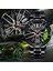 C3 Quartz Saat 2022 Yeni Moda Siyah Araba Tekerleği Tasarım Kuvars Saatler Erkekler Jant Tekerlek Göbeği Erkek Saat Relogio Masculino (Yurt Dışından) 5