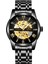 T9005A.04 Mekanik Saat Paslanmaz Çelik Altın Metral Bilezik Kayışı Orologio Meccanico Tourbillon Automatique Şeffaf Erkekler Otomatik Mekanik Saat (Yurt Dışından) 1