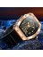 Bir 10CM * 10CM * 5cm Lüks Klasik Marka Bilek Saatleri Relojes Silikon Erkek Erkek Mekanik Spor Relogio Saatler Için Otomatik Izle Oymak (Yurt Dışından) 3