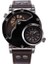 OU0228 Oulm 9591 Benzersiz Dropshipping Erkek Kuvars Izle Orijinal Pu Deri Bant Suya Dayanıklı Otomatik Tarih Vintage Spor Kol Saati (Yurt Dışından) 1