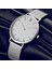 C4 Minimalist Erkek Moda Ultra Ince Saatler Basit Erkekler Iş Paslanmaz Çelik Hasır Kemer Kuvars Izle (KWT2216) (Yurt Dışından) 2
