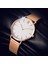 C4 Minimalist Erkek Moda Ultra Ince Saatler Basit Erkekler Iş Paslanmaz Çelik Hasır Kemer Kuvars Izle (KWT2216) (Yurt Dışından) 4
