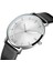 Beyaz Kadın Kuvars Izle Yuvarlak Lover Çiftler Için Saatler Lüks Kuvars Izle 3ATM Su Geçirmez Deri Saat Erkek ve Kadın Kol Saati Minimalist Montres (Yurt Dışından) 5