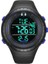 Siyah Mavi Smael 1237 Relojes De Hombre Dijital Saat Erkek Spor Erkek Dijital Saat Spor Dijital Su Geçirmez LED (Yurt Dışından) 1