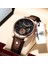 BDJ03500007 Resim Olarak Poedagar 802 Erkek Saatleri 2023 Moda Sıcak Satış Deri Kol Saati Günlük Iş Takvimi Su Geçirmez Marka Kuvars Izle Reloj (Yurt Dışından) 3