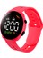 Pembe Saf Renk Üreticileri Yeni Spor Çocuklar Silikon Karikatür Izle Su Geçirmez Silikon Hayvan LED Izle Analog Çocuklar Silikon LED Dijital Saat (Yurt Dışından) 5