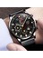 D Izle Deyros 1517 Lüks Kuvars Izle Erkekler Için Moda Spor Saatler Chronograph Saat Örgü Kemer Kol Saati Relogio Masculino (Yurt Dışından) 4