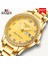 Beyaz Haiqin Orijinal Lüks Altın Pırlanta Kuvars Izle Erkekler Için Paslanmaz Çelik Izle Su Geçirmez Relojes Hombre Özel Logo Kol Saati (Yurt Dışından) 3
