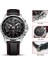 MGE5001 Megir 1010 Erkekler Sikke Kuvars Izle Üst Marka Chronograph Kol Saati Spor Aydınlık Deri Su Geçirmez Saat 3ATM Silikon Saatler (Yurt Dışından) 5