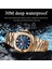 Deri - Siyah Moda Relojes Hombre Poedagar Lüks Erkek Saatler Iş Kol Saatleri Erkekler Için Çelik Kuvars Izle Su Geçirmez Tarih Kare Erkek Izle Rel (Yurt Dışından) 3