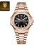 918 Rg Bk S Kuvars Izle Poedagar Lüks Erkekler Kuvars Izle Moda Kare Reloj Su Geçirmez Aydınlık Tarih Paslanmaz Çelik Saat Erkekler Için (Yurt Dışından) 1