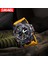 Siyah Smael 8008 2023 Yeni Model Erkek Spor Saatler Çift Ekran Bilek Izle Su Geçirmez Reloj Hombre LED Dijital Erkek Çocuk Spor Saat (Yurt Dışından) 5