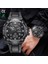 Siyah Sinobi Paslanmaz Çelik Metal Kemer LED Çift Ekranlı Dijital Saatler Guangzhou Saat Fabrikasından Erkekler Için Relojes Hombre (Yurt Dışından) 3