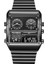 Siyah Dijital Saat FB0011 Lüks LED Spor Chronograph Dijital Saatler Çelik Otomatik Erkek Çalar Saat Kol Saati Saatler Erkekler Bilek (Yurt Dışından) 1