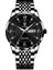 836 Gd Bu S Kuvars Saat Poedagar Lüks Erkek Izle Basma Düğmesi Gizli Toka Paslanmaz Çelik Kuvars Saatler Relojes Su Geçirmez Aydınlık Tarih Izle Erkekler Için (Yurt Dışından) 2