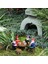B Tarzı 6 Adet Bahçe Gnome Heykeli Aile Birleşimi Reçine Cüce Heykelcik Dekorasyon Çim Yard Veranda Bahçe Süsleme Yılbaşı Hediyeleri Prop (Yurt Dışından) 5