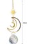 Ay Güneş 01 Stili Kristal Rüzgar Çanları Yıldız Ay Güneş Sanat Kolye Kristal Asılı Dıy El Yapımı Açık Bahçe Pencere Düğün Odası Ev Dekorasyonu (Yurt Dışından) 1