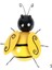 C Stili Bumble Bee Bahçe Aksan Yard Çit 3D Heykel Süsler Duvar Ev Asılı Dıy Süs Bahçe Dekor Heykeller (Yurt Dışından) 1