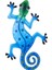 Bir Stil 1 Adet Renkli Asılı Metal Gecko Duvar Dekoru Sanat Zanaat Heykeller Bahçe Arka Bahçe Oturma Odası Yatak Odası Kapalı Açık Dekor (Yurt Dışından) 4