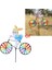 Tavşan Stili Şirin 3D Hayvan Bisiklet Yel Değirmeni Whirligig Bahçe Çim Yard Dekor Rüzgar Er (Yurt Dışından) 1