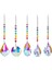 R 330MM Stili Çakra Kristal Avize Gökkuşağı Prizma Rüzgar Çanları Kolye Gökkuşağı Yapıcı Asılı Çakra Çağlayan (Yurt Dışından) 5