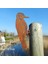 Ağaçkakan Tarzı Paslı Metal Kuş Siluetleri Bahçe Çit Dekoru Ağaçkakan Robin Steel Country Yard Art (Yurt Dışından) 1