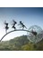 P16 Stili Tuin Decoratieve Staak En En Paardenbloemen Dans Samen Metalen Tuin Yard Art Decor Gazon Landschap Sculptuur Decor (Yurt Dışından) 2