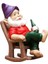Bir Stil Komik Figürler Noel Bahçe Cüce Karikatür Reçine El Sanatları Ev Bahçe Dekorasyonu Masal Bahçesi Minyatür Bahçe (Yurt Dışından) 3