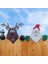 C Stili Noel Takılar Kardan Adam Çit Peeker Noel Dekorasyonu Açık Hava Şenliği Vesilesiyle Noel Ev Bahçe Dekoru (Yurt Dışından) 2