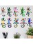 No.4 Tarzı Gecko Metal Kertenkele Duvar Sanatı Dekorasyon Asılı Heykel Metal Gecko Heykeli Kapalı Açık Ev Bahçe Dekorasyonu (Yurt Dışından) 4