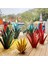 Kraliyet Mavisi Stili 27CM Dıy Yapay Tekila Rustik Heykeli Jardin Agave Bitki Veranda Yard Süslemeleri Metal Tekila Heykel Tuin Decoratie Açık (Yurt Dışından) 4