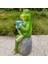 Mavi Stil 40%hotahayvan Tasarım Heykel Yeşil Oturan Kurbağa Içme Kahve Taş Bahçe Heykeli Ev Dekorasyonu Için (Yurt Dışından) 5