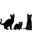 No.2 Tarzı Bahçe Kedi Kazıkları Akrilik Kedi Siluetleri Dekorasyon Su Geçirmez Hava Koşullarına Dayanıklı Kedi Yard Sanat Avlular Arka Bahçeler Çimenler (Yurt Dışından) 5