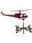 Helikopter Tarzı Rüzgar Gülü Rüzgar Kanatları Çatılar Retro Bahçe Kazık Rüzgar Gülü Ölçüm Aletleri Açık Çatı Dekorasyon Mimari Dekor El Sanatları (Yurt Dışından) 1