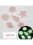 H0001-3 Stili 50 Parça Adet Karanlık Taşlarda Glow Denizyıldızı Coell Şekilli Dekoratif Bahçe Akvaryum Balık Tankı Havuz Manzara Aydınlık Taş (Yurt Dışından) 1