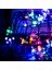 Beyaz Stil 20LED LED Şeftali Çiçeği Dize Lambası Trendy Bahçe Dekoru Güneş Dize Peri Işıkları (Yurt Dışından) 5