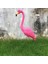 Yukarıya Bakma Stili 3 Çeşit Pembe Plastik Flamingo Yard Bahçe Çim Balkon Dekoru Gerçekçi Hayvan Süsleri (Yurt Dışından) 4