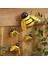 F Stili Bumble Bee Bahçe Aksan Yard Çit 3D Heykel Süsler Duvar Ev Asılı Dıy Süs Bahçe Dekor Heykeller (Yurt Dışından) 1