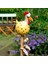 D Stili Yaratıcı Ceramken Hilde Bahçe Hayvan Figürü Bahçe Fişi Çömlek Figürü Tavuk Horoz Süsleri Jardineria Decoracion (Yurt Dışından) 2