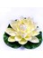 Beyaz Stil Mulation Lotus Yüzen Çiçekler Nilüfer Göleti Dekorasyon Tank Tesisi Yapay Lotus Çiçekleri Yüzen Çiçekler Dekoru (Yurt Dışından) 1