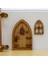 Stil 4 Stil Peri Kapı ve Pencereler Ağaçlar Için Set Minyatür Ahşap Peri Pixie Bahçe Ev Çocuklar Için Açık Dekor Pjop (Yurt Dışından) 5